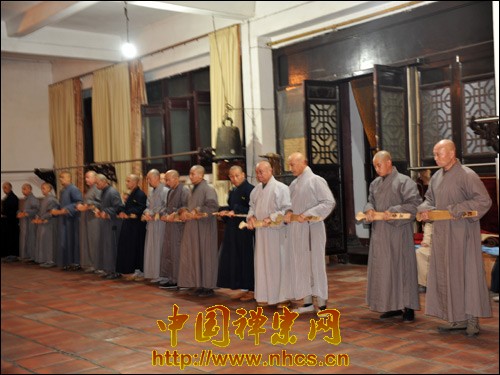「佛教」广东南华禅寺举行2012度禅七法会起七仪式