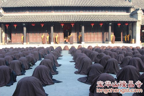 「宝华山」江苏宝华山隆昌寺传授三坛大戒法会第十五天