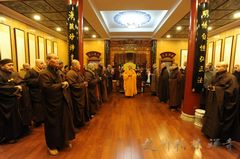 「佛教」河北柏林禅寺第二十一届禅七法会起七
