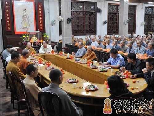 「佛教」广东省韶关南华禅寺隆重举行迎新春普茶会