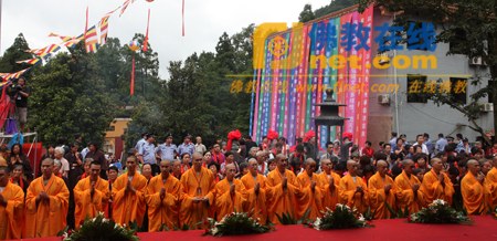 「天目山」浙江临安天目山禅源寺举行韦驮殿落成暨圣像开光法会