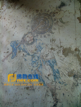「菩提达摩」甘肃陇南武都城区药王殿发现达摩只履西归画像 「菩提达摩」甘肃陇南武都城区药王殿发现达摩只履西归画像