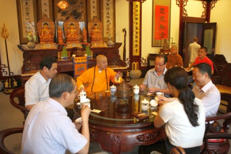 「佛教」澳大利亚明月居士林一行到浙江绍兴炉峰禅寺参访