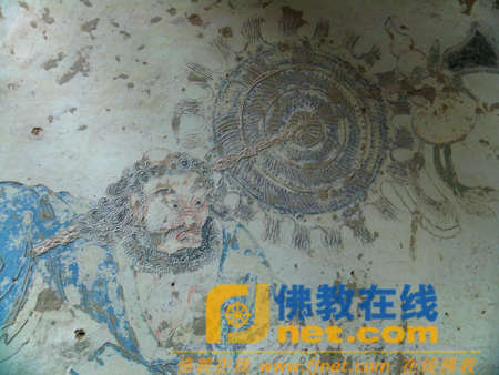 「菩提达摩」甘肃陇南武都城区药王殿发现达摩只履西归画像 「菩提达摩」甘肃陇南武都城区药王殿发现达摩只履西归画像