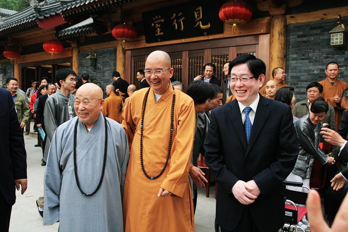 「佛教」“纪念赵朴初居士逝世十周年座谈会”在北京龙泉寺举行