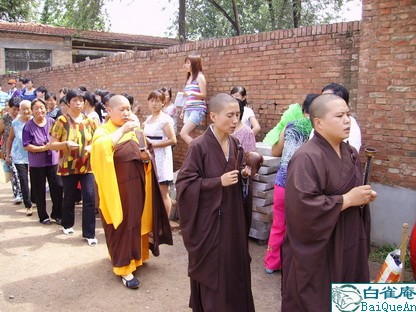 「佛教」河北临西万和宫万通寺举行大雄宝殿石函安放仪式