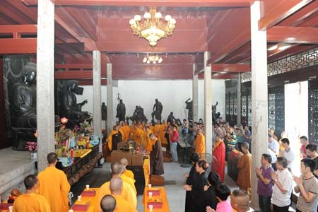 「佛教」湖南衡阳南岳福严寺隆重举行第一期万福大法会