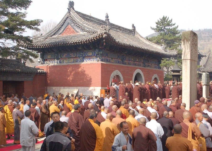 「佛教」山西五台山塔院寺举办千僧斋法会（图）
