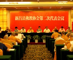 「佛教」浙江新昌佛协二次代表会议举行 传实法师当选会长