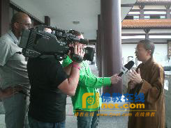 「佛教」巴西环球电视台到如来寺采访 了解佛教与世界杯的因缘