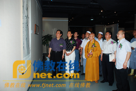 「书画」“圆霖法师书画精品展”在江苏省常州市展出