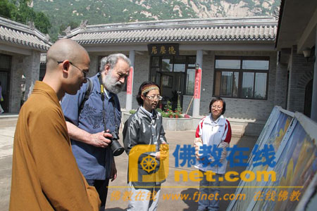 「佛教」日本立正佼成会正因教授到北京龙泉寺参访（图）