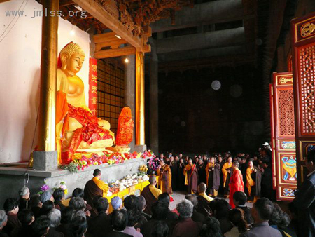 「佛教」甘肃武威鸠摩罗什寺举行大佛迎请安奉仪式