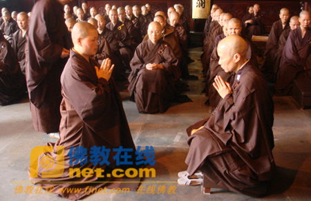 「佛教」浙江温州太平寺举行结夏安居仪式（图）