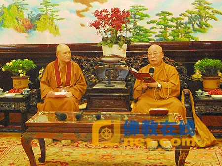 「佛教」台湾中华佛教比丘尼协进会海峡两岸佛教文化交流参访团拜会中佛协