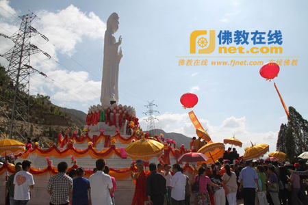 「中国佛教协会」甘肃兰州报恩寺观音圣像开光庆典法会盛大举行