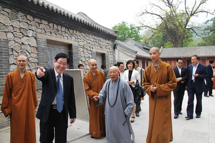 「佛教」“纪念赵朴初居士逝世十周年座谈会”在北京龙泉寺举行