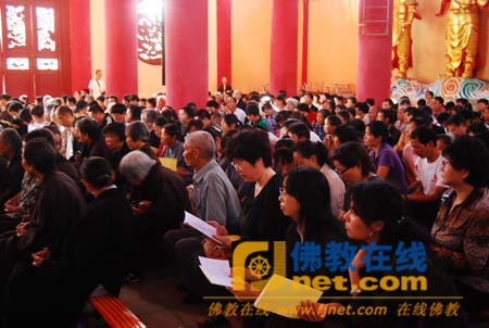 「佛教」江西庐山东林寺代住持大安法师应邀到云南玉泉寺讲经