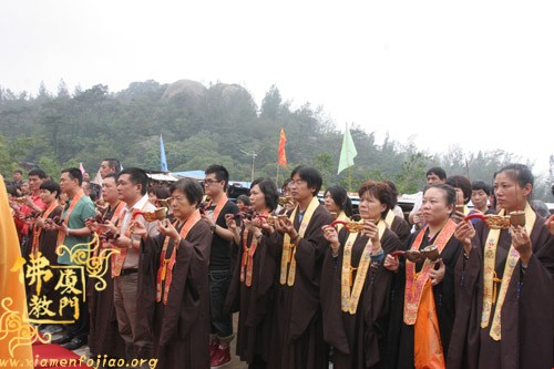 「水陆法会」厦门太平岩寺水陆法会功德圆满举行隆重的送圣仪式 「水陆法会」厦门太平岩寺水陆法会功德圆满举行隆重的送圣仪式