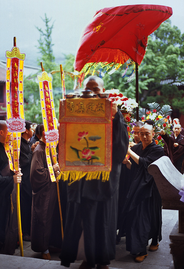 「佛教」东林佛艺：东林寺的浴佛节