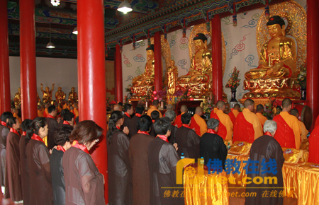 「佛教」法兰州报恩寺恢复重建后首次水陆法会正式开坛