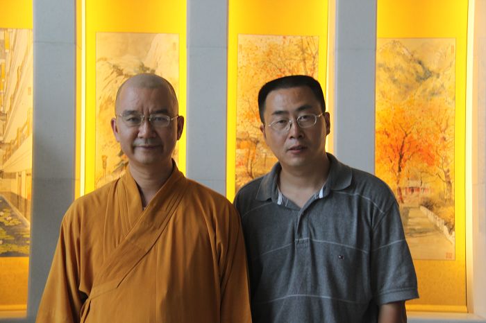 「佛教」中国科学院心理研究所王文忠博士来访北京龙泉寺