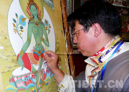 「艺术」首届西藏唐卡艺术博览会在拉萨隆重开幕（组图）