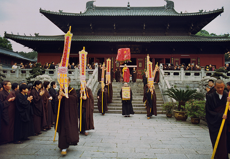 「佛教」东林佛艺：东林寺的浴佛节