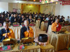 「佛教」美国圣地亚哥西方寺孝亲报恩梁皇宝忏法会圆满回向