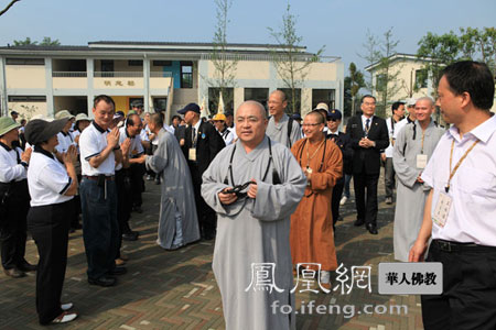 「法鼓山」台湾法鼓山援建四川秀水小学、秀水卫生院正式落成启用