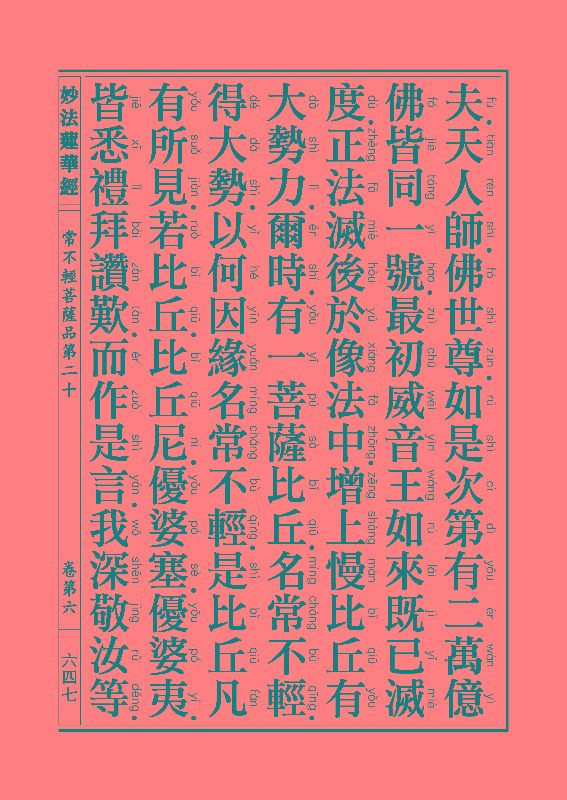 《妙法莲华经》:常不轻菩萨品 《妙法莲华经》:常不轻菩萨品