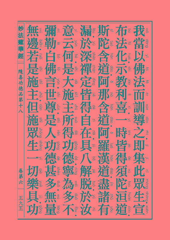 《妙法莲华经》:随喜功德品 《妙法莲华经》:随喜功德品