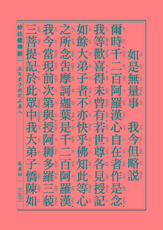 《妙法莲华经》:五百弟子授记品,授学无学人记品 《妙法莲华经》:五百弟子授记品,授学无学人记品