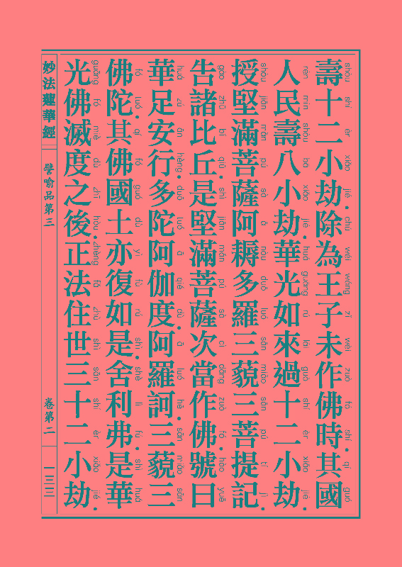 妙法莲华经譬喻品 妙法莲华经譬喻品
