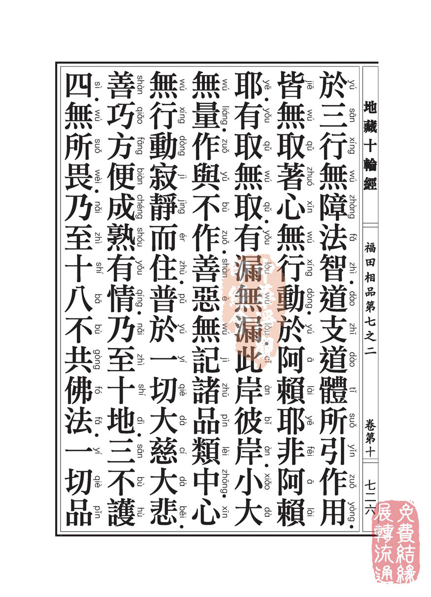 「佛学」地藏十轮经:福田相品第七之二 「佛学」地藏十轮经:福田相品第七之二