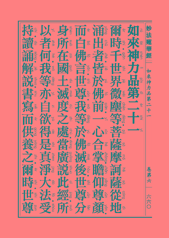 「妙法莲华经」《妙法莲华经》:如来神力品 「妙法莲华经」《妙法莲华经》:如来神力品