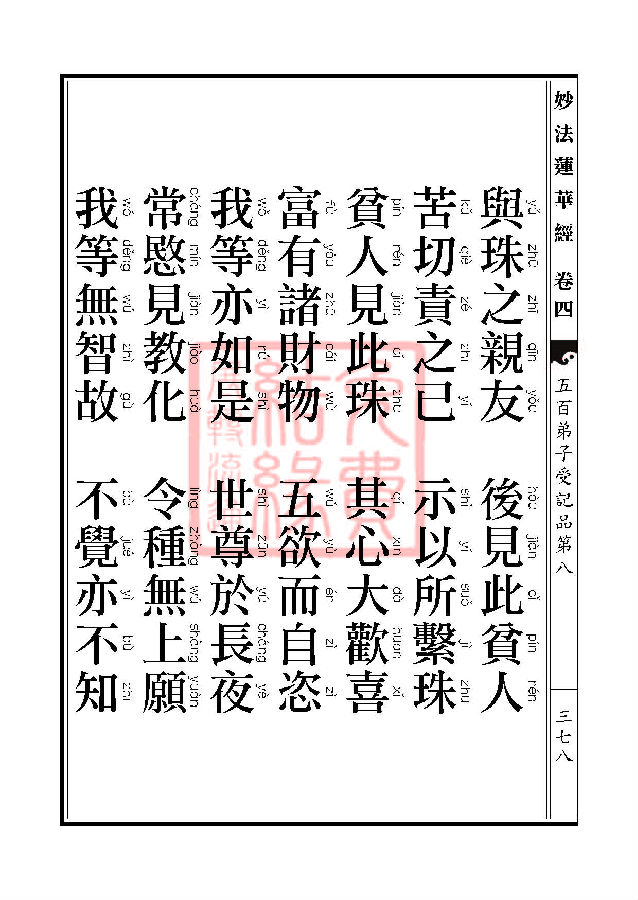 「妙法莲华经」妙法莲华经：五百弟子授记品授学无学人记品