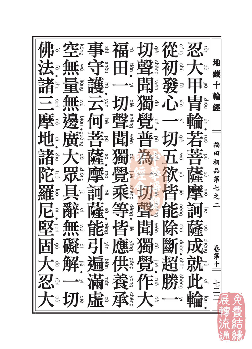 「佛学」地藏十轮经:福田相品第七之二 「佛学」地藏十轮经:福田相品第七之二