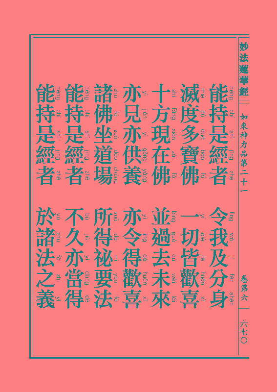 「妙法莲华经」《妙法莲华经》:如来神力品 「妙法莲华经」《妙法莲华经》:如来神力品