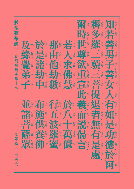 《妙法莲华经》:分别功德品 《妙法莲华经》:分别功德品