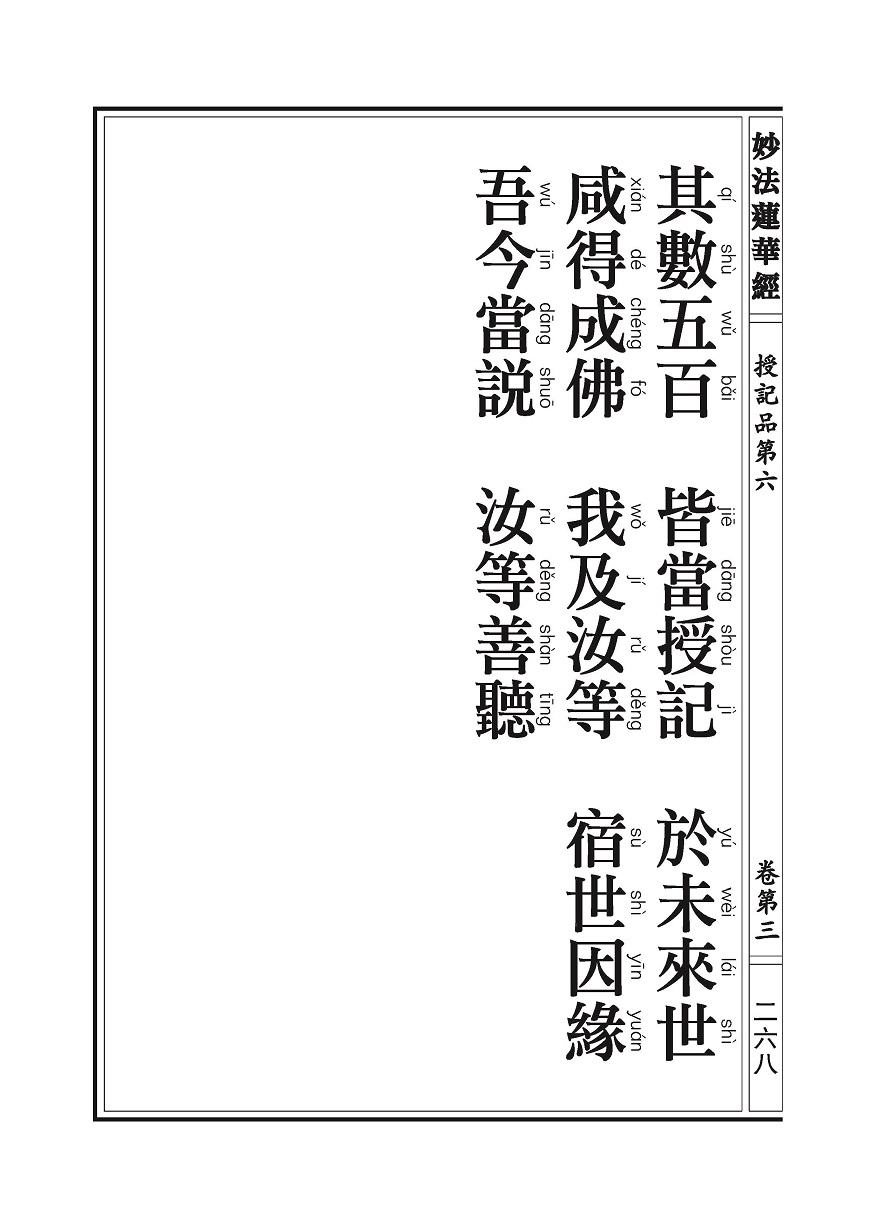《妙法莲华经》:授记品 《妙法莲华经》:授记品