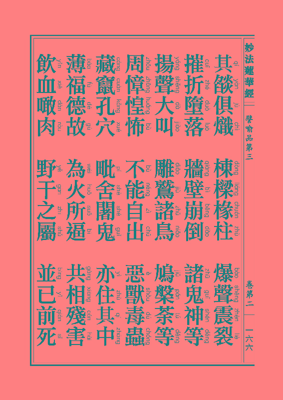 妙法莲华经譬喻品 妙法莲华经譬喻品