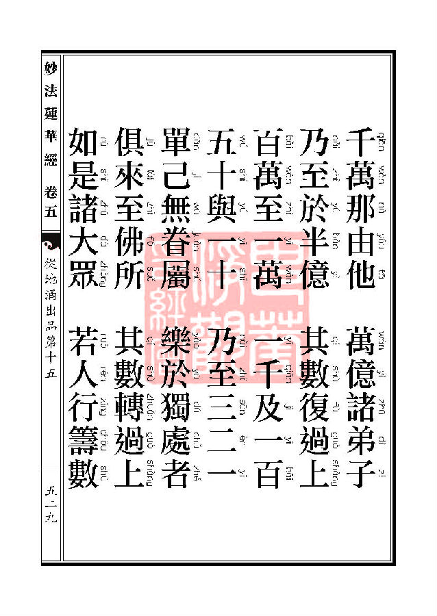 妙法莲华经：从地涌出品第十五