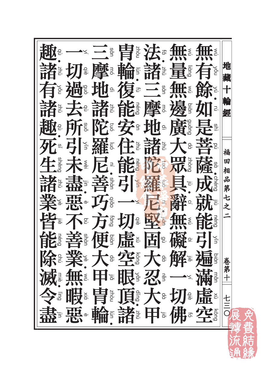 「佛学」地藏十轮经:福田相品第七之二 「佛学」地藏十轮经:福田相品第七之二