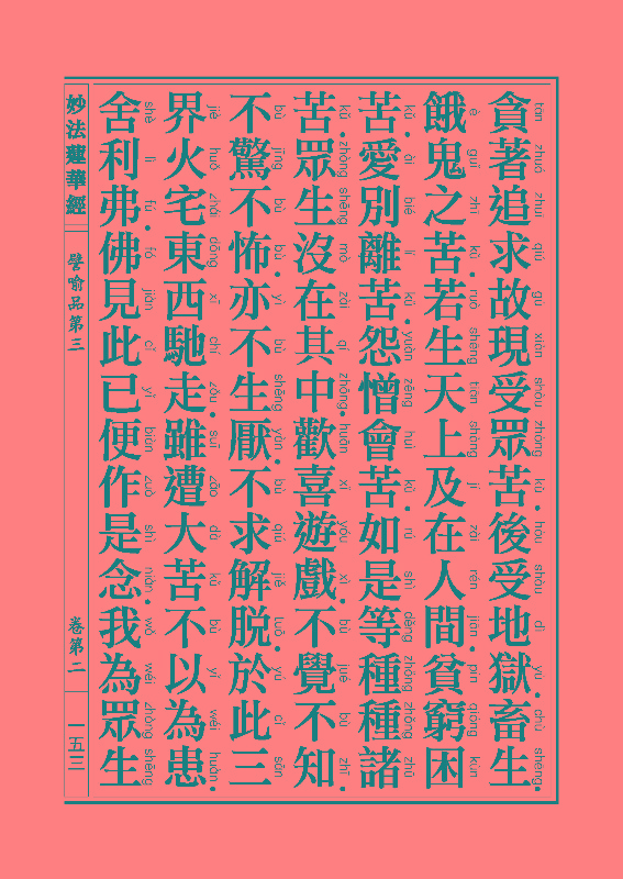 妙法莲华经譬喻品 妙法莲华经譬喻品