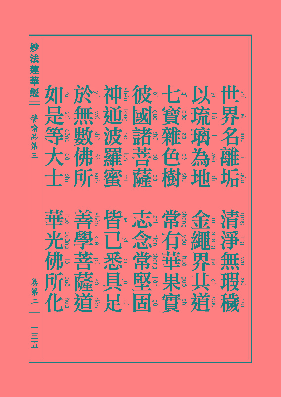 妙法莲华经譬喻品 妙法莲华经譬喻品