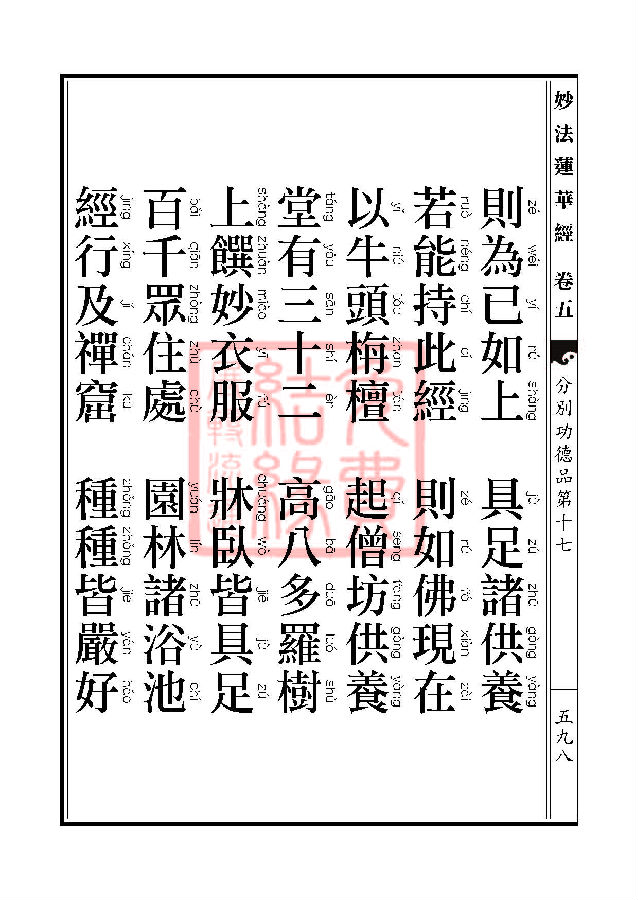 妙法莲华经：分别功德品第十七