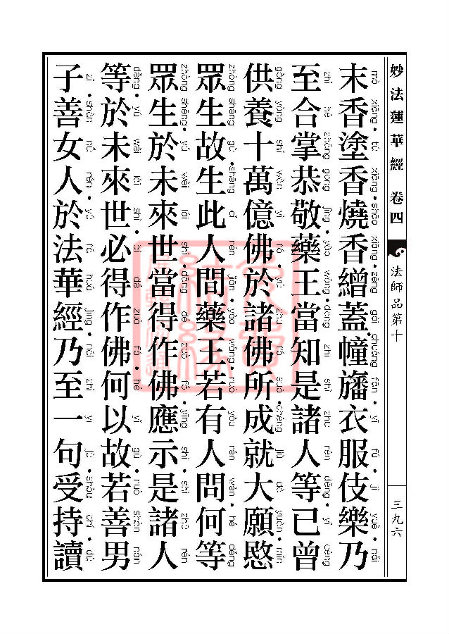 妙法莲华经：法师品第十