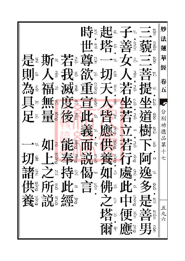 妙法莲华经：分别功德品第十七