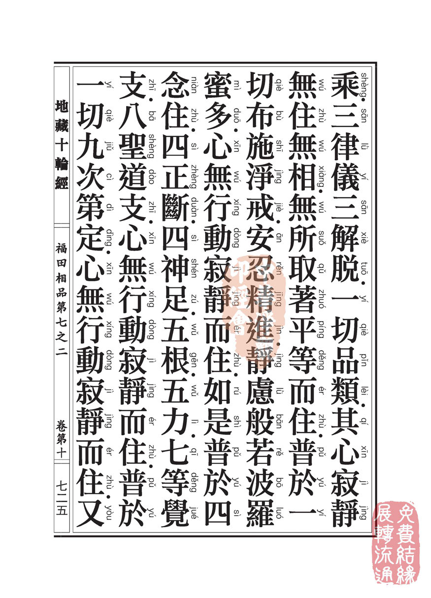 「佛学」地藏十轮经:福田相品第七之二 「佛学」地藏十轮经:福田相品第七之二